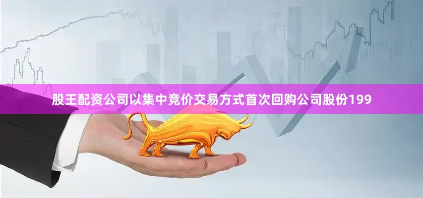股王配资公司以集中竞价交易方式首次回购公司股份199