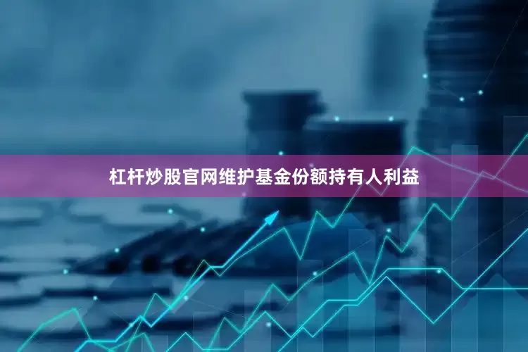 杠杆炒股官网维护基金份额持有人利益