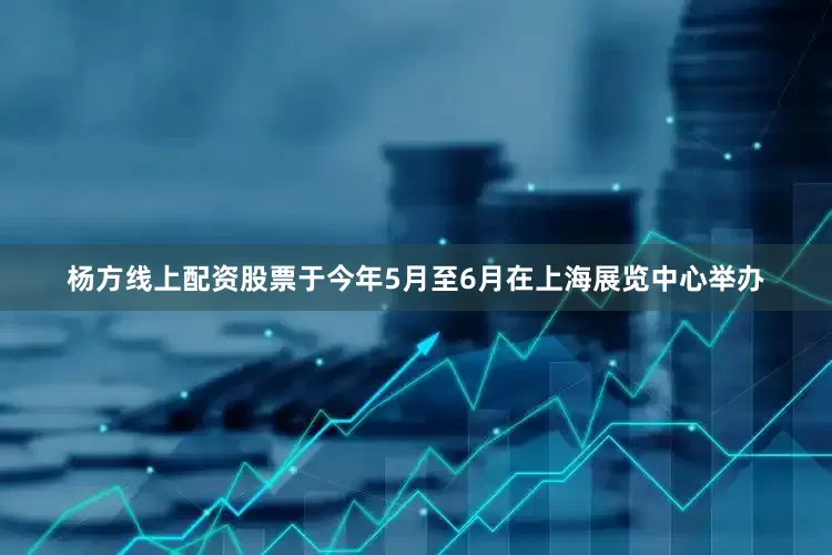 杨方线上配资股票于今年5月至6月在上海展览中心举办